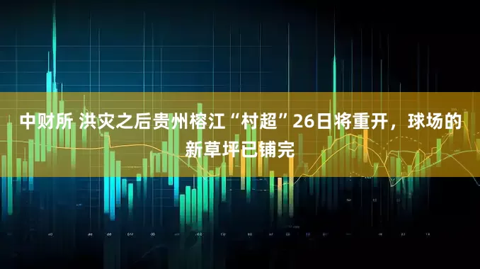 中财所 洪灾之后贵州榕江“村超”26日将重开，球场的新草坪已铺完