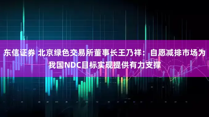 东信证券 北京绿色交易所董事长王乃祥：自愿减排市场为我国NDC目标实现提供有力支撑