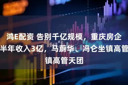 鸿E配资 告别千亿规模，重庆房企金科半年收入3亿，马蔚华、冯仑坐镇高管天团